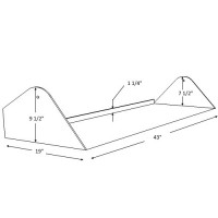 Top Polycarbonate Lid for 16 Tubs Ice Cream Cabinet, Left
