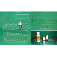 Display Cases for E-Juice, E-liquid, 18 flavors